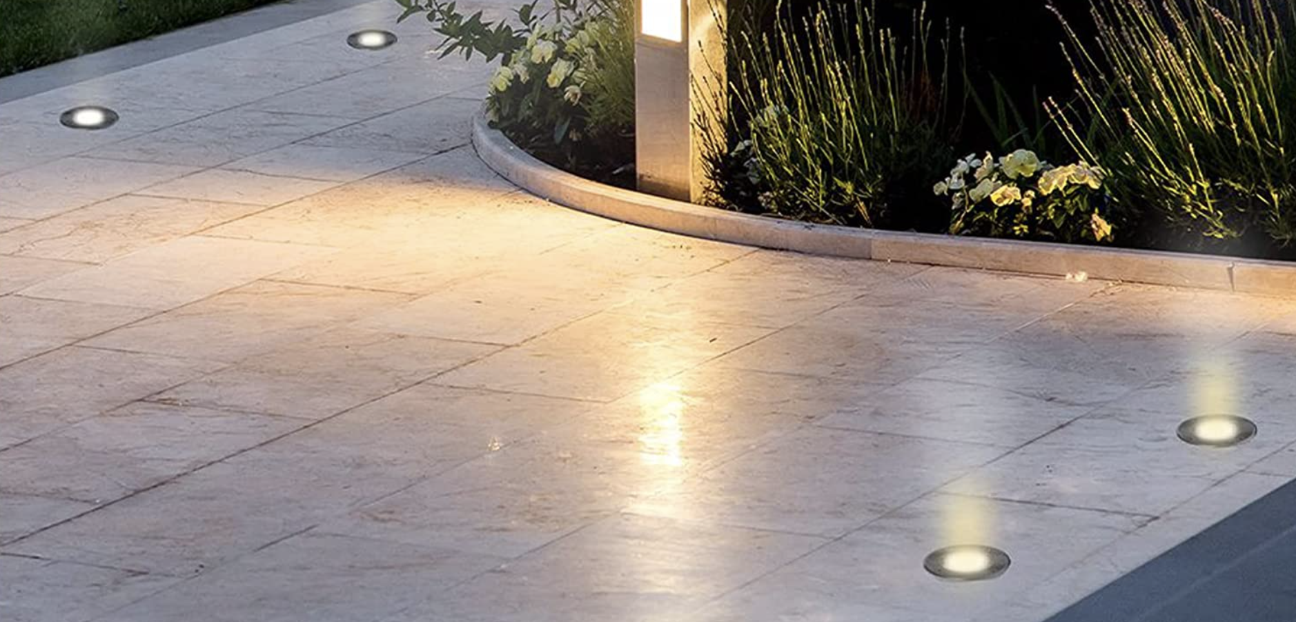 Circular Paving Lights for your Driveway & Garden