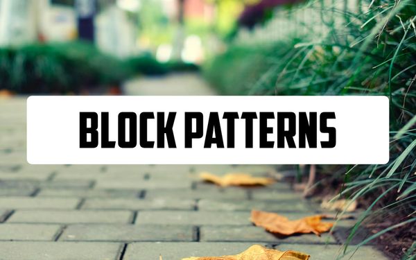 Block Paving Patterns